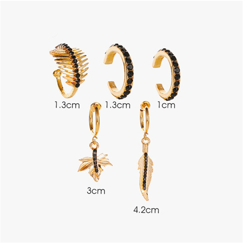 Lady Streetwear Shiny Animal Metal Copper Plating Inlay Rhinestones Pearl Zircon 18k Gold Plated Gold Plated Silver Plated Women's Ear Clips Ear Studs display picture 16