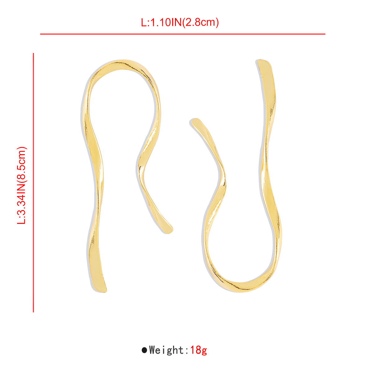 Vintage Style Exaggerated Simple Style Irregular Alloy Asymmetrical Irregular Women's Ear Studs display picture 13
