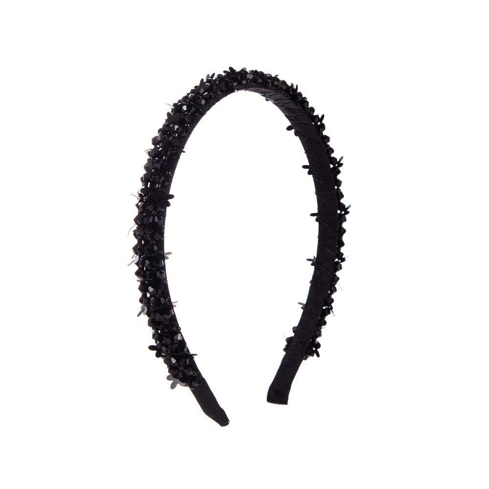 Elegant Solid Color Artificial Crystal Hair Band display picture 5
