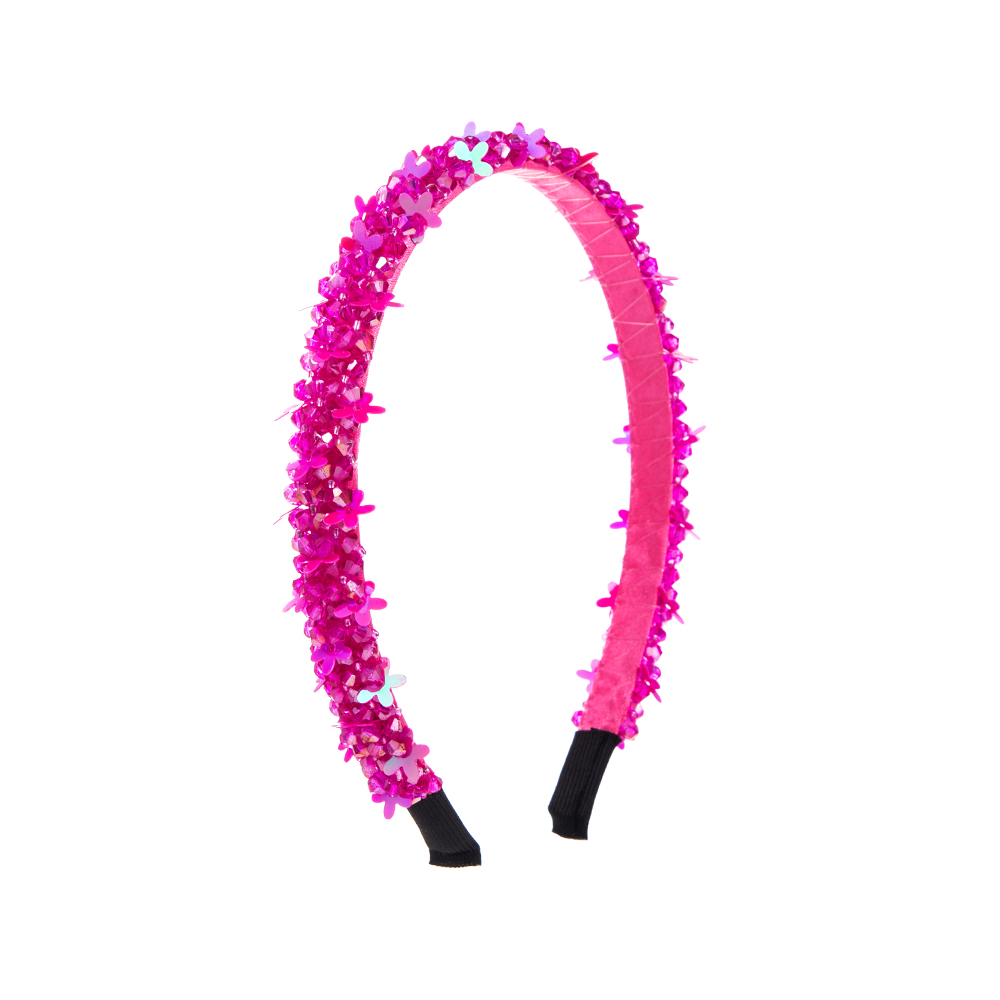 Elegant Einfarbig Künstlicher Kristall Haarband display picture 6