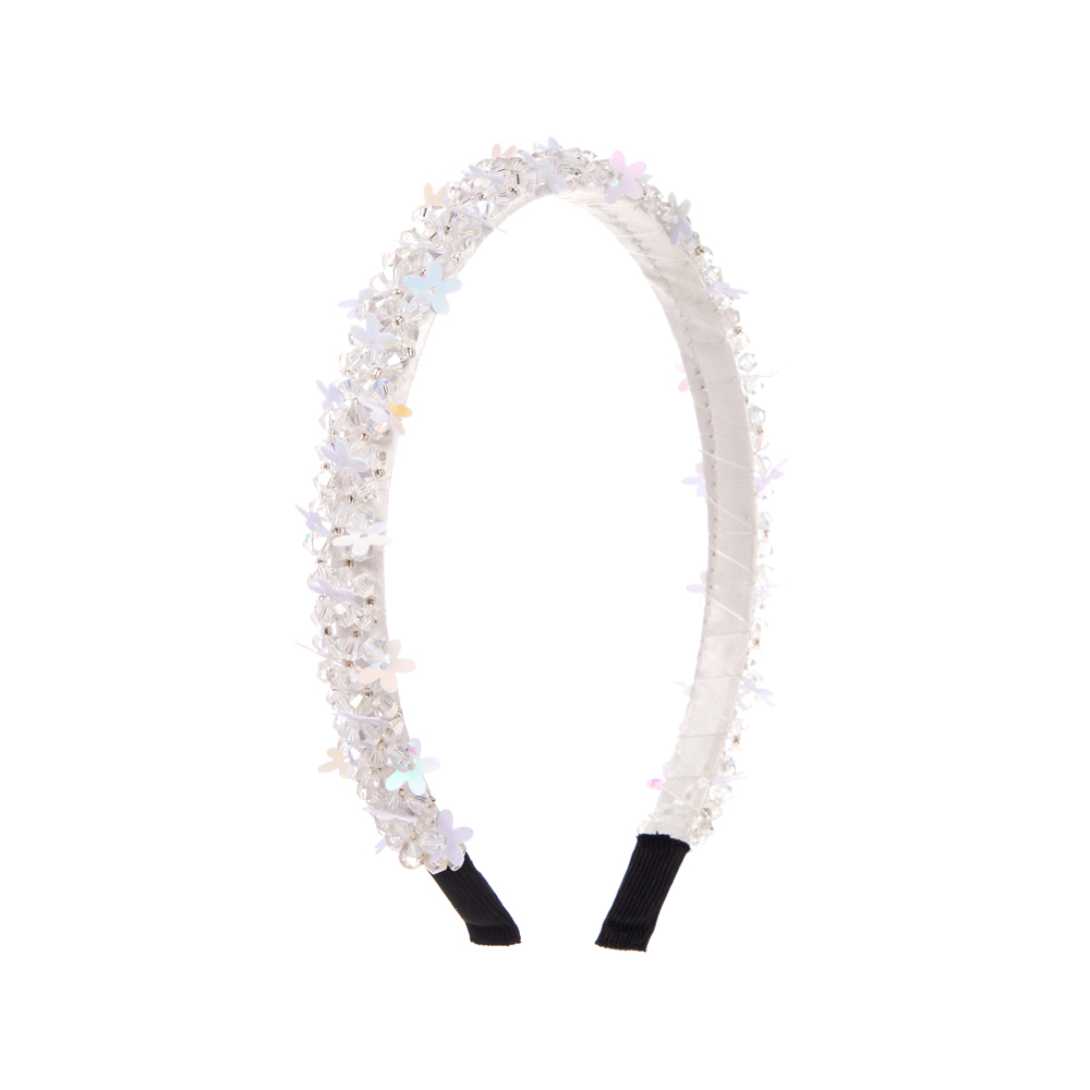Elegant Solid Color Artificial Crystal Hair Band display picture 7