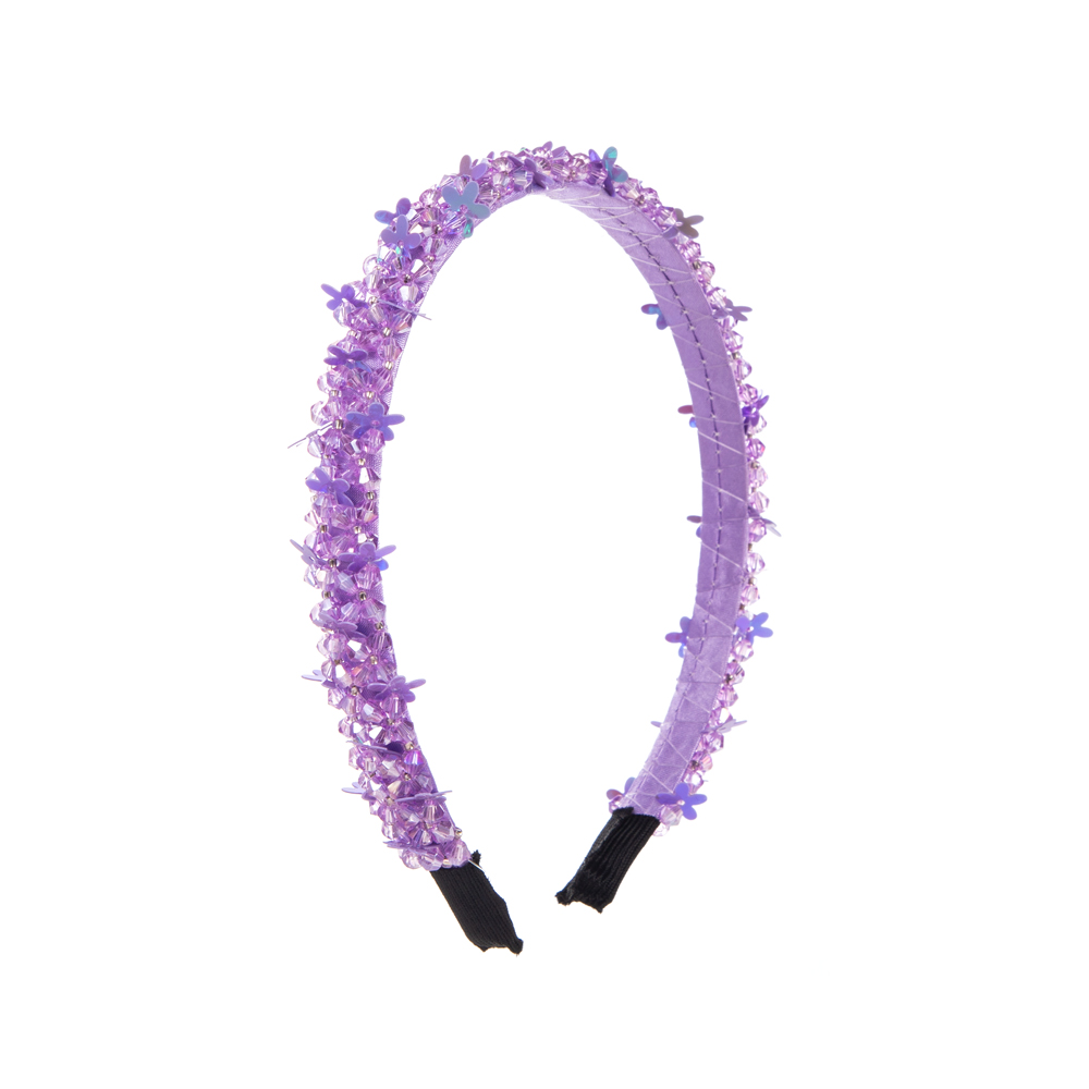 Elegant Solid Color Artificial Crystal Hair Band display picture 8