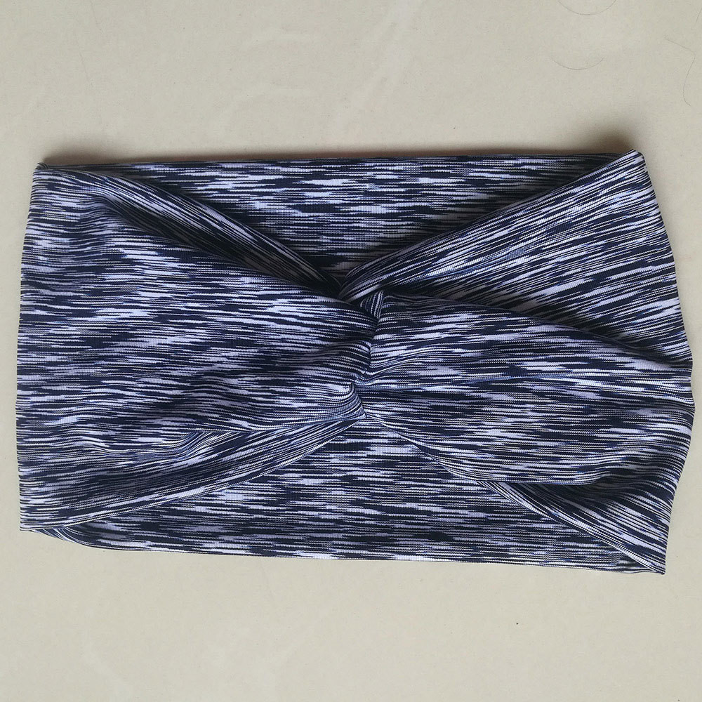 Simple Style Stripe Cloth Printing Hair Band display picture 5