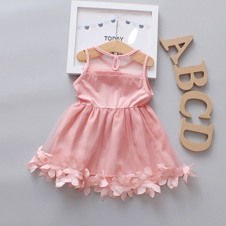 Elegante Princesa Color Sólido Algodón Vestidos Para Niñas display picture 2