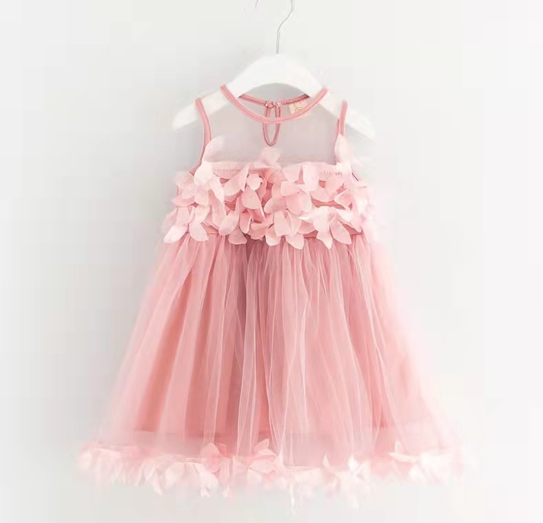 Elegant Princess Solid Color Cotton Girls Dresses display picture 16