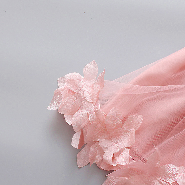 Elegant Princess Solid Color Cotton Girls Dresses display picture 6
