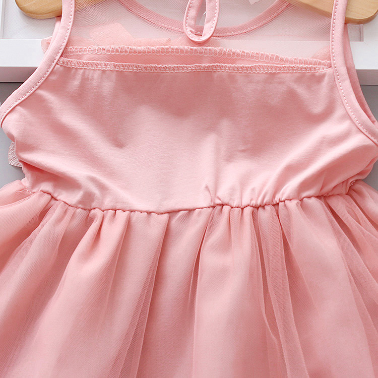 Elegant Princess Solid Color Cotton Girls Dresses display picture 14