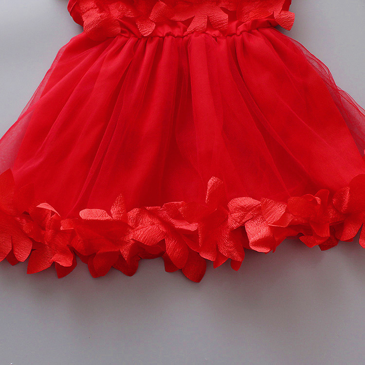 Elegant Princess Solid Color Cotton Girls Dresses display picture 7