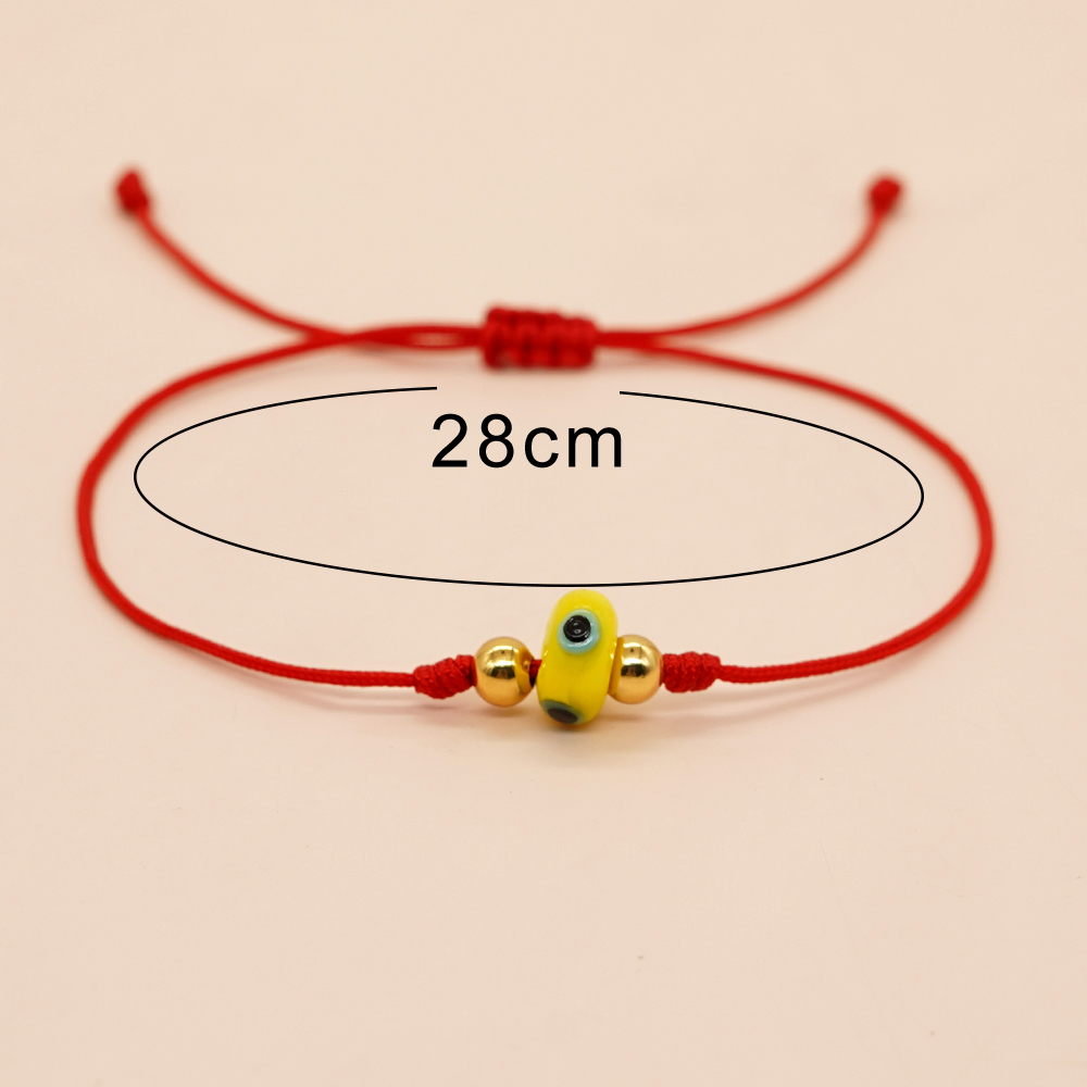 Décontractée Style Ethnique Œil Verre Corde Perlé Tresser Femmes Bracelets display picture 23