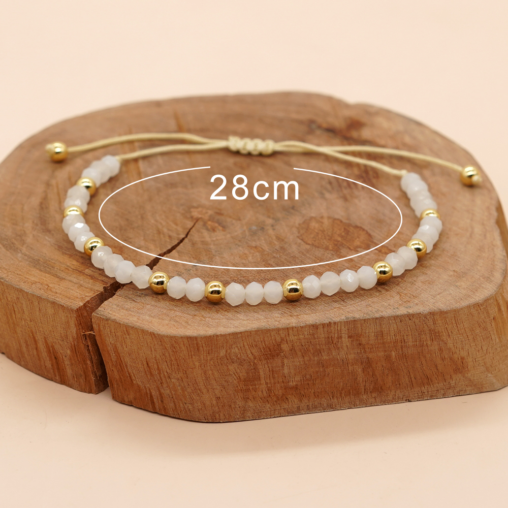 Classic Style Color Block Artificial Crystal Copper Wholesale Bracelets display picture 17
