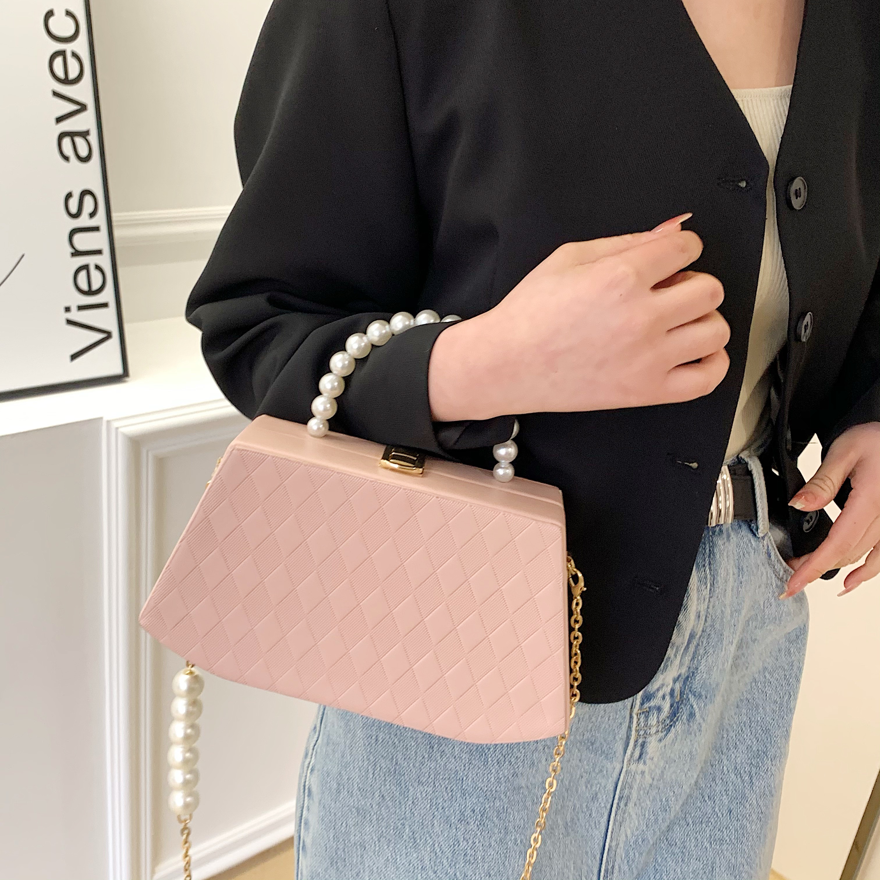 Women's All Seasons Pu Leather Elegant Classic Style Handbag display picture 8