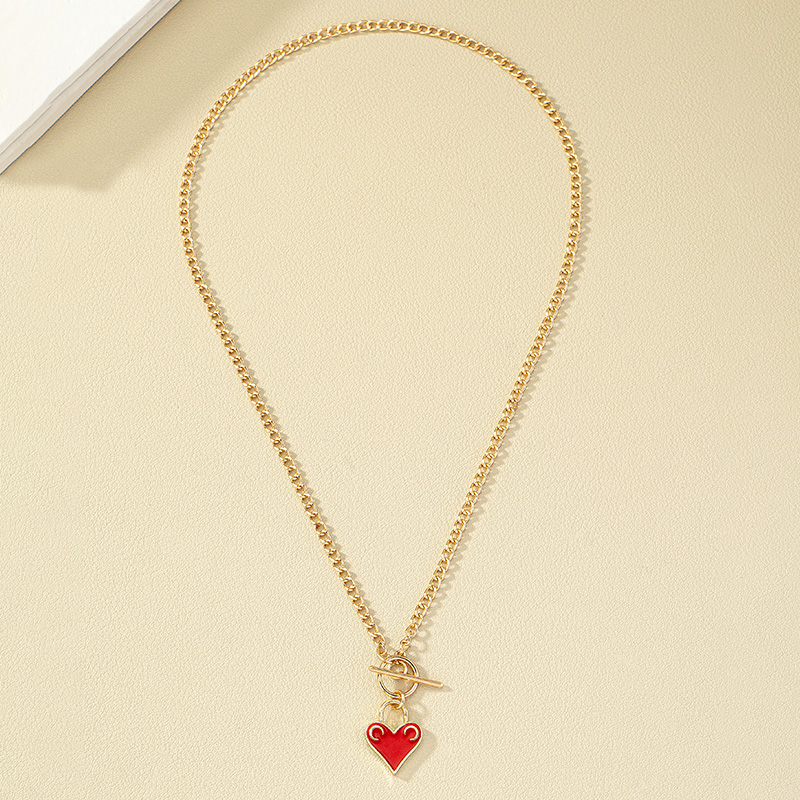 Modern Style Heart Shape Alloy Plating Women's Pendant Necklace display picture 2