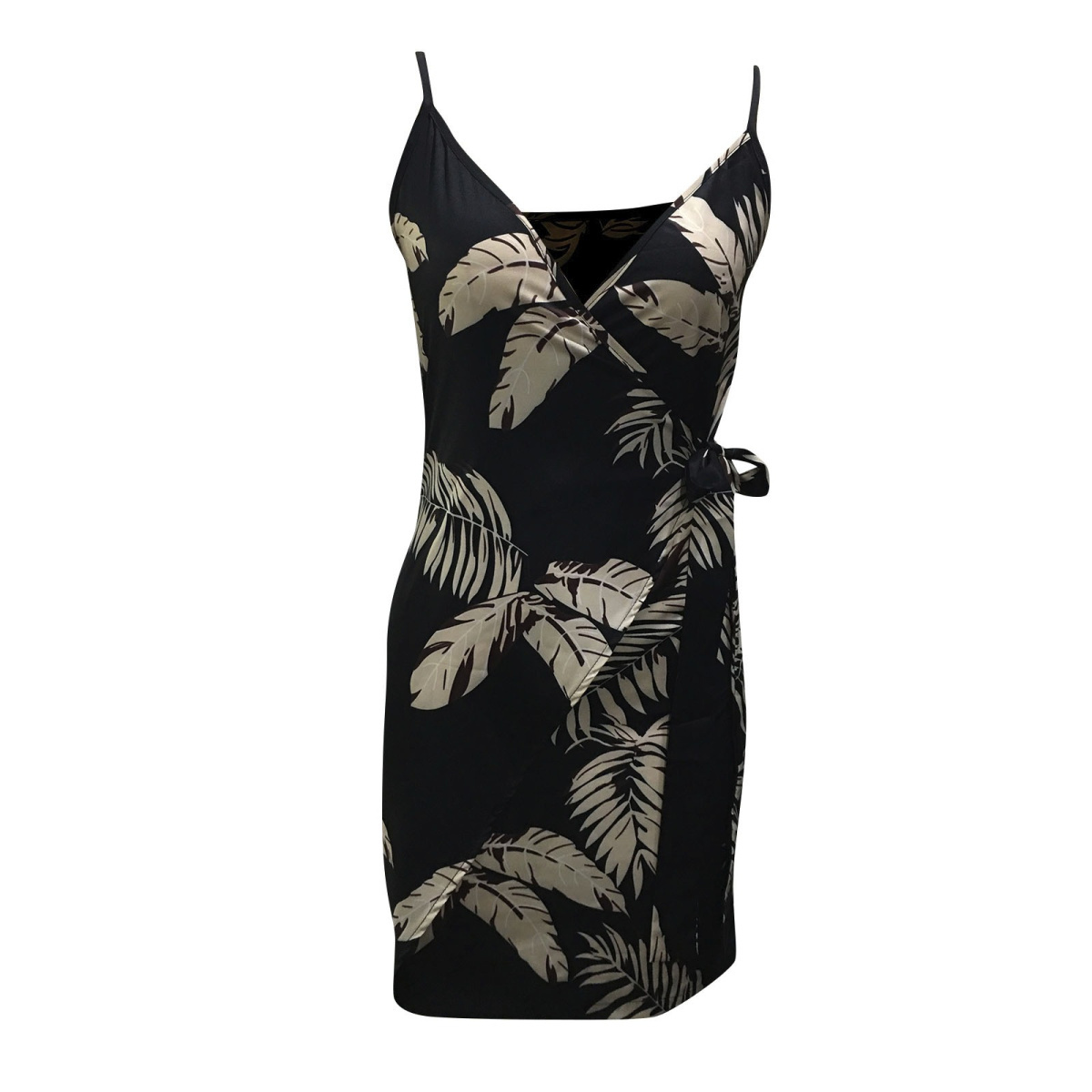 Women's Strap Dress Elegant Sexy V Neck Printing Hollow Out Sleeveless Leaves Flower Above Knee Casual Outdoor Daily display picture 7