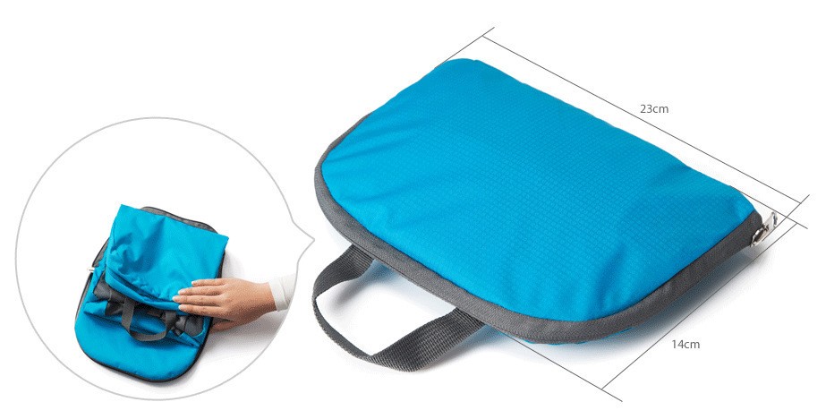 Unisex Basic Einfarbig Nylon Wasserdicht Reise Taschen display picture 4
