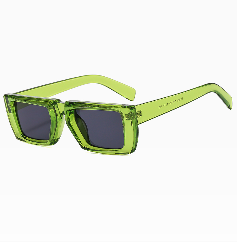 Casual Modern Style Solid Color Pc Resin Square Full Frame Women's Sunglasses display picture 4