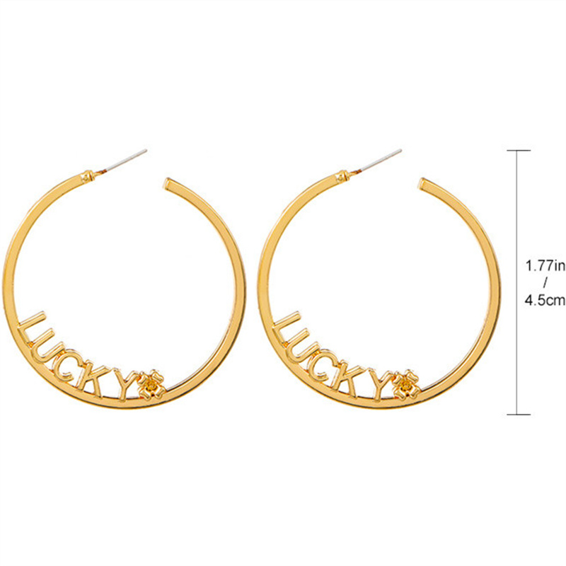 Simple Style Streetwear Solid Color Metal Copper Plating Hollow Out Inlay Zircon 18k Gold Plated Gold Plated Silver Plated Women's Earrings display picture 3