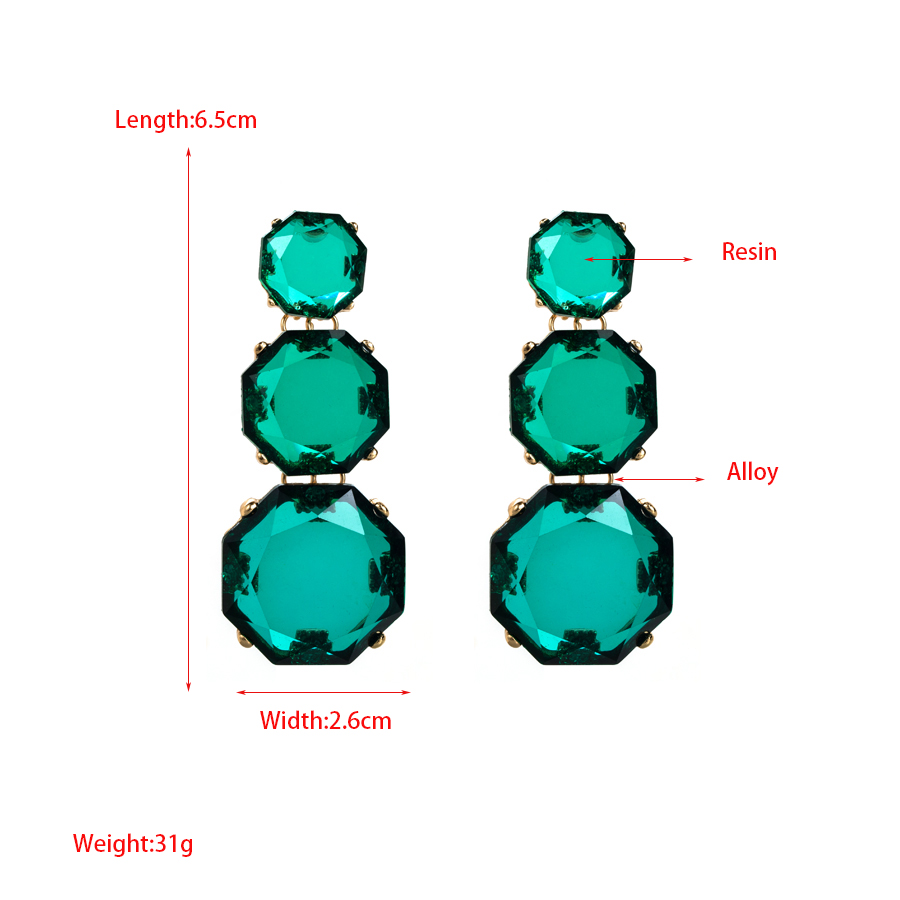 1 Pair Casual Elegant Sweet Round Plating Inlay Alloy Rhinestones Gold Plated Drop Earrings display picture 1