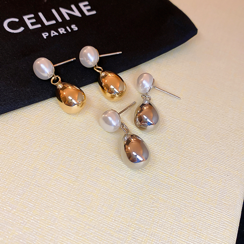 Elegant Water Droplets Imitation Pearl Alloy Women's Drop Earrings display picture 12