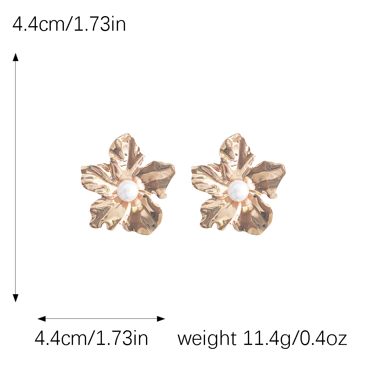 1 Paar Übertrieben Geometrisch Überzug Inlay Legierung Künstliche Perlen Tropfenohrringe display picture 13