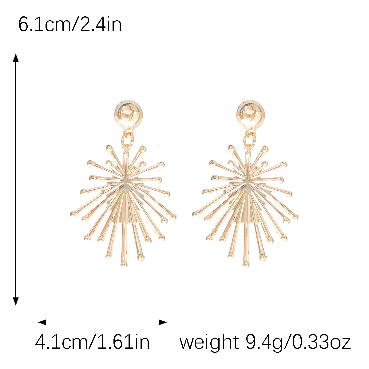 1 Paar Übertrieben Geometrisch Überzug Inlay Legierung Künstliche Perlen Tropfenohrringe display picture 23