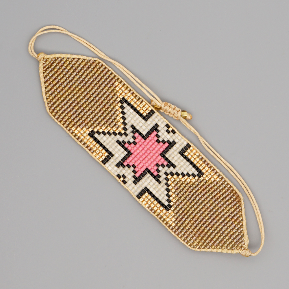 Style Ethnique Pentacle Hexagramme Papillon Verre De Gros Bracelets display picture 16