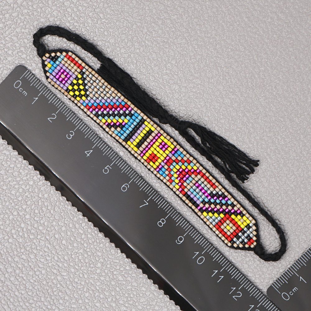Style Ethnique Pentacle Hexagramme Papillon Verre De Gros Bracelets display picture 9