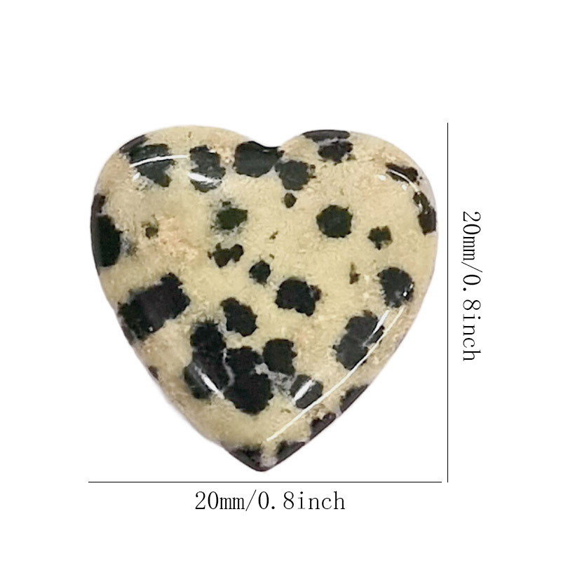 1 قطعة الحجر الطبيعي رخام شريط شكل القلب display picture 1