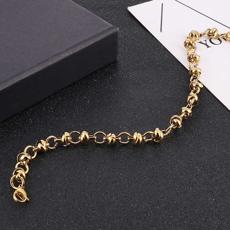 Stainless Steel 18K Gold Plated Basic Plating Solid Color Necklace display picture 9