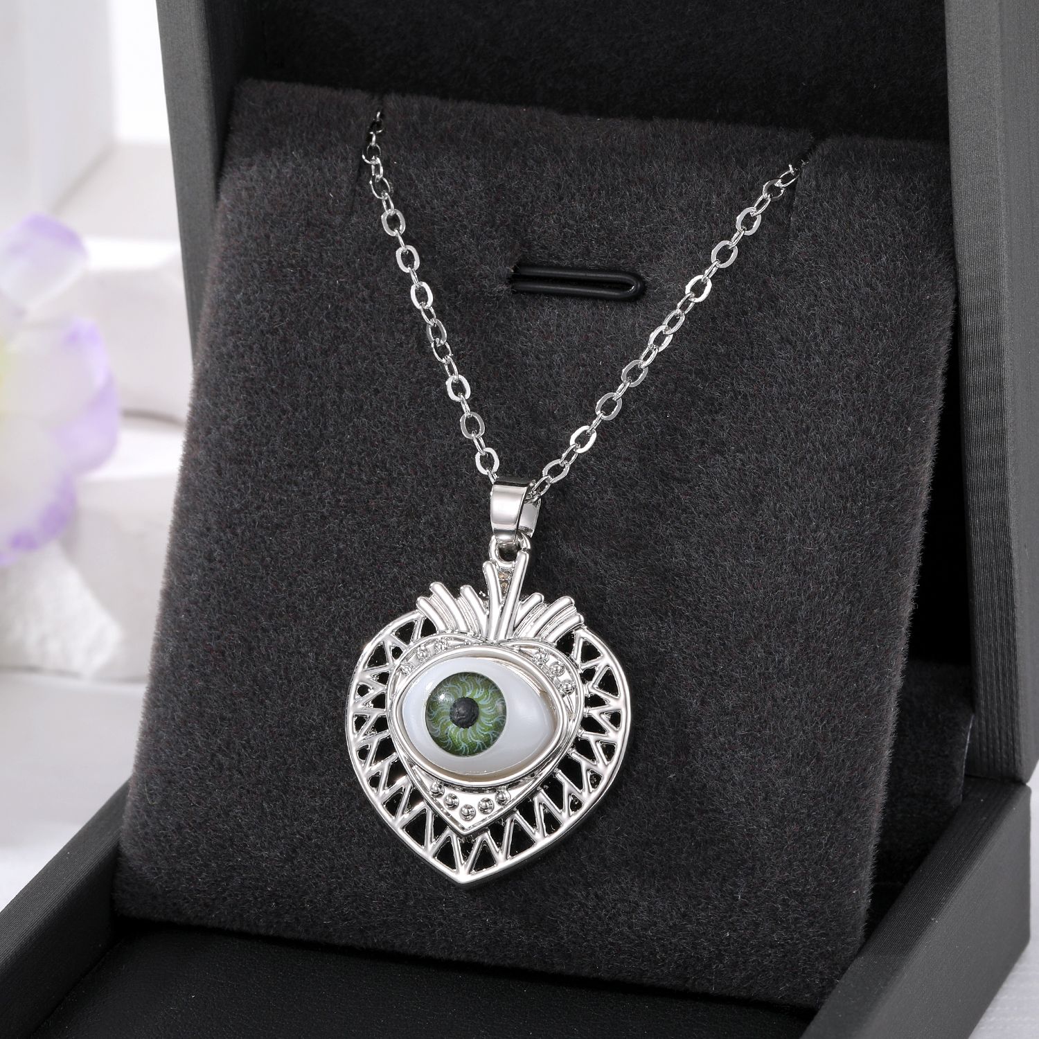 Ethnic Style Devil's Eye Alloy Plating Women's Pendant Necklace display picture 3