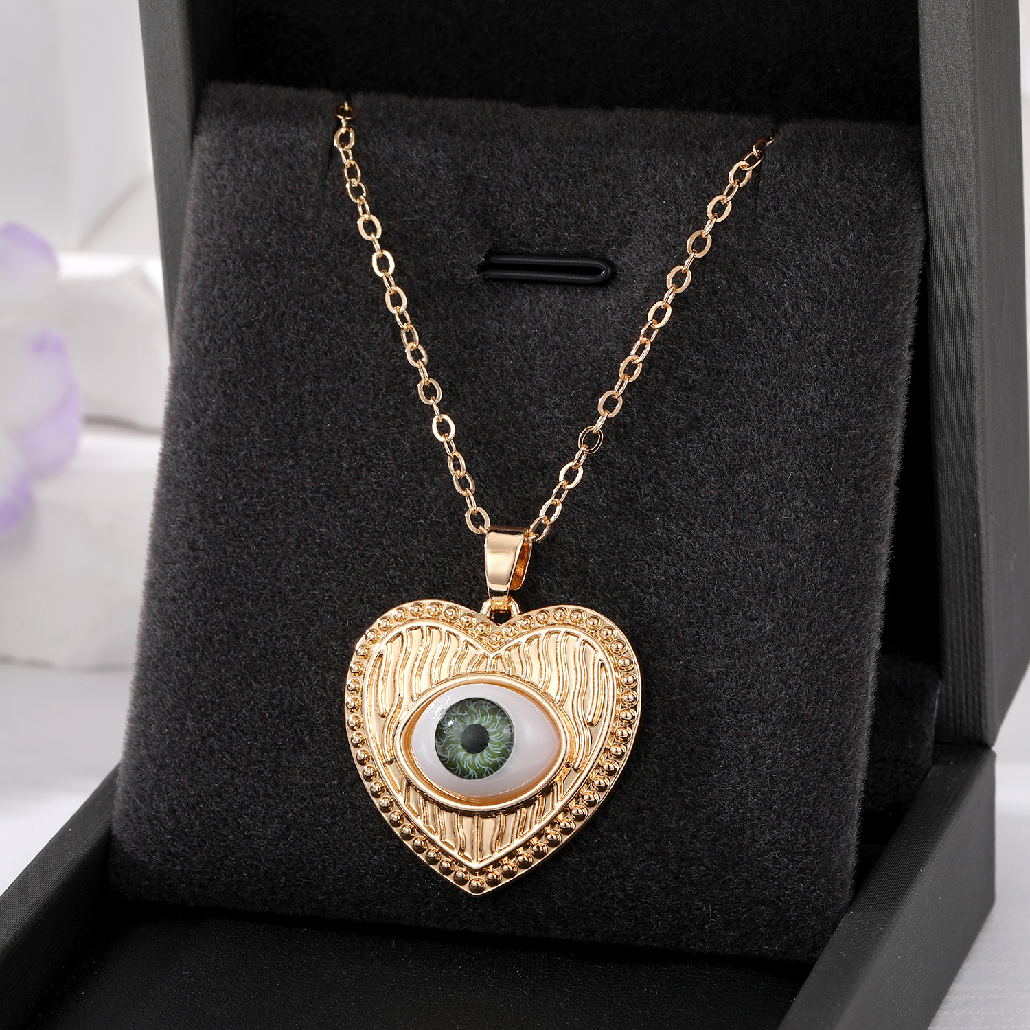 Ethnic Style Devil's Eye Alloy Plating Women's Pendant Necklace display picture 4