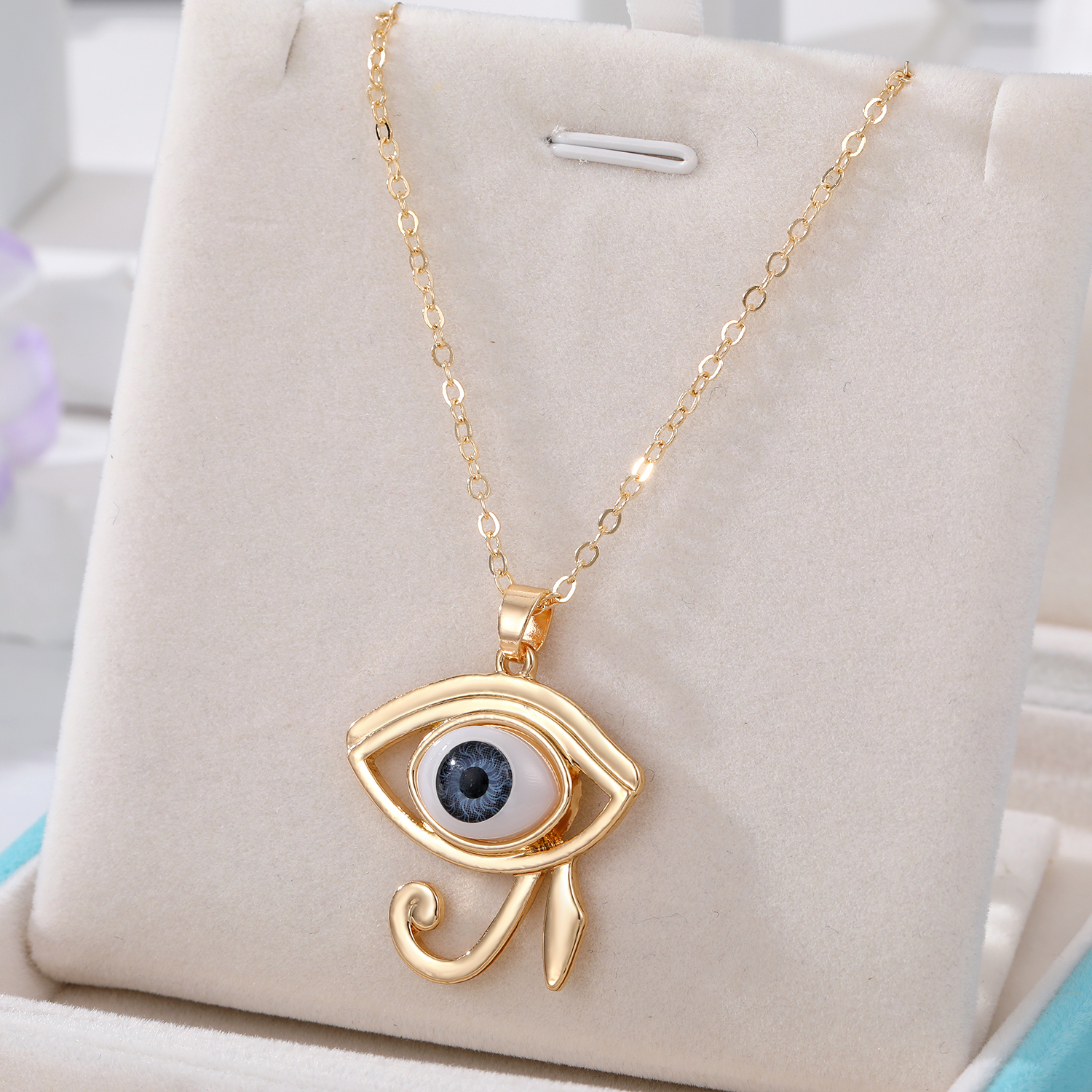 Ethnic Style Devil's Eye Alloy Plating Women's Pendant Necklace display picture 1