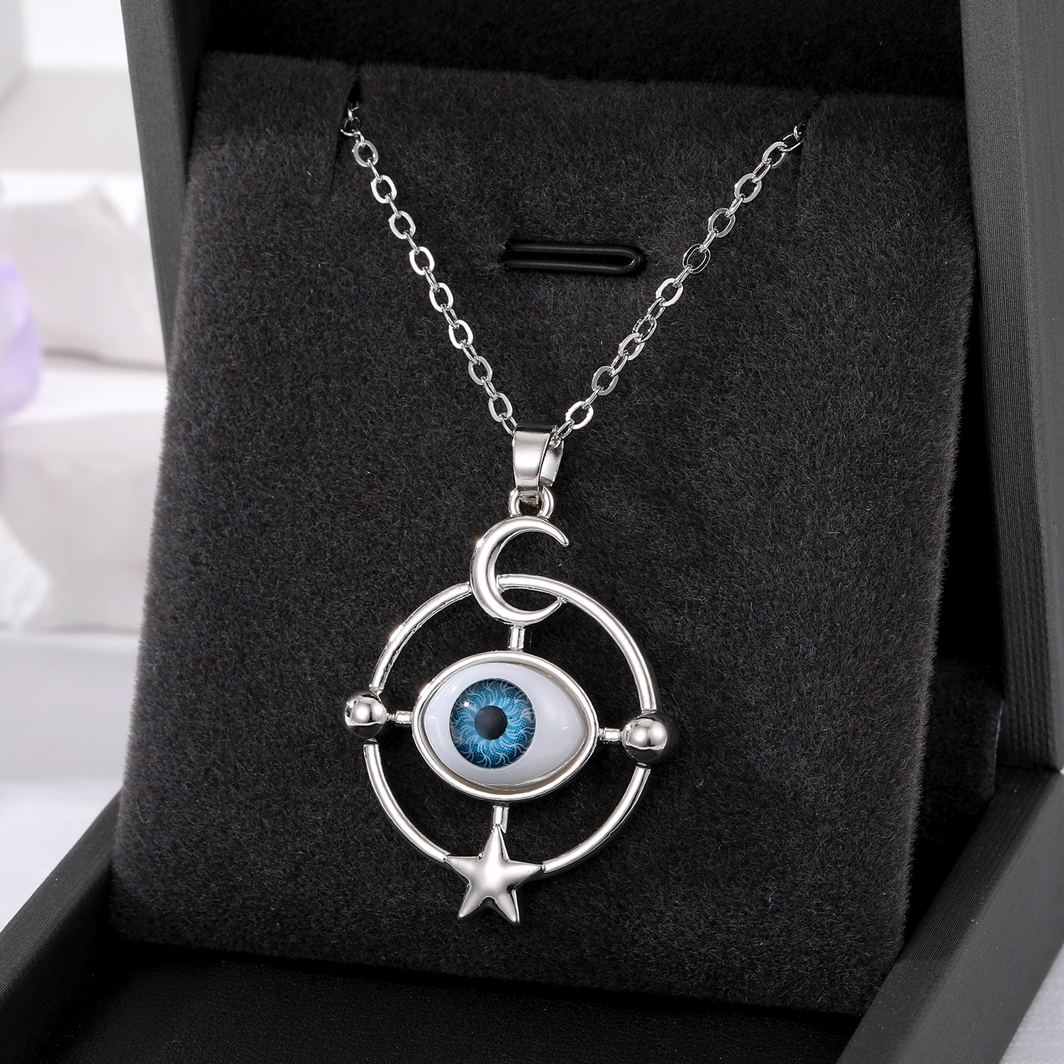 Ethnic Style Devil's Eye Alloy Plating Women's Pendant Necklace display picture 6