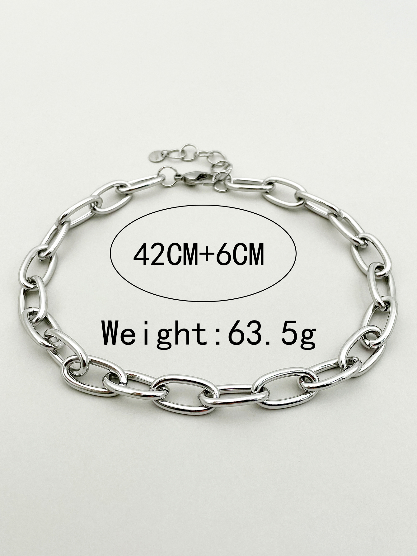 304 Stainless Steel 14K Gold Plated Hip-Hop Polishing Plating Geometric Necklace display picture 3