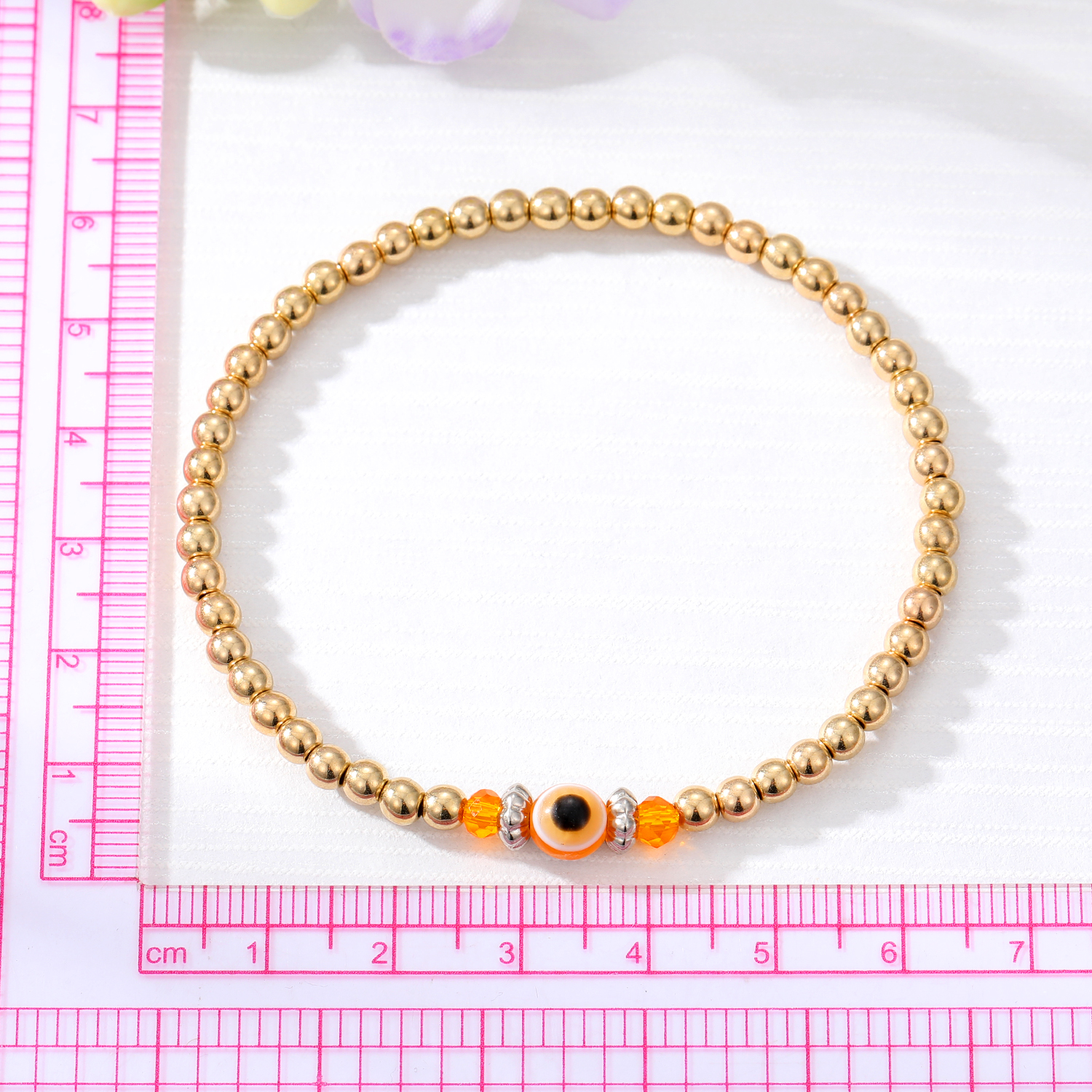 Casual Tropical Round Alloy Resin Beaded Women's Bracelets display picture 12