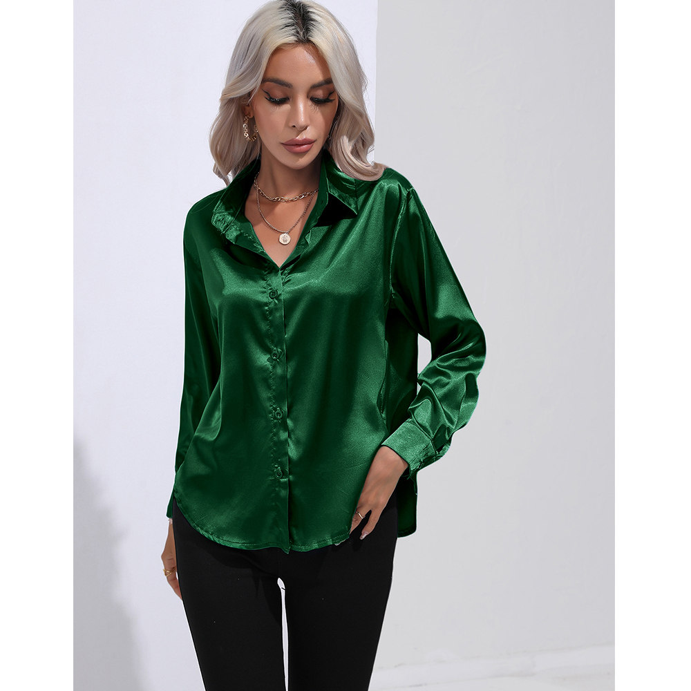 Women's Blouse Long Sleeve Blouses Patchwork Casual Solid Color display picture 34
