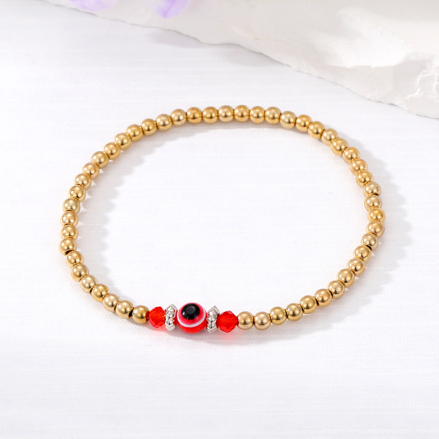 Casual Tropical Round Alloy Resin Beaded Women's Bracelets display picture 7