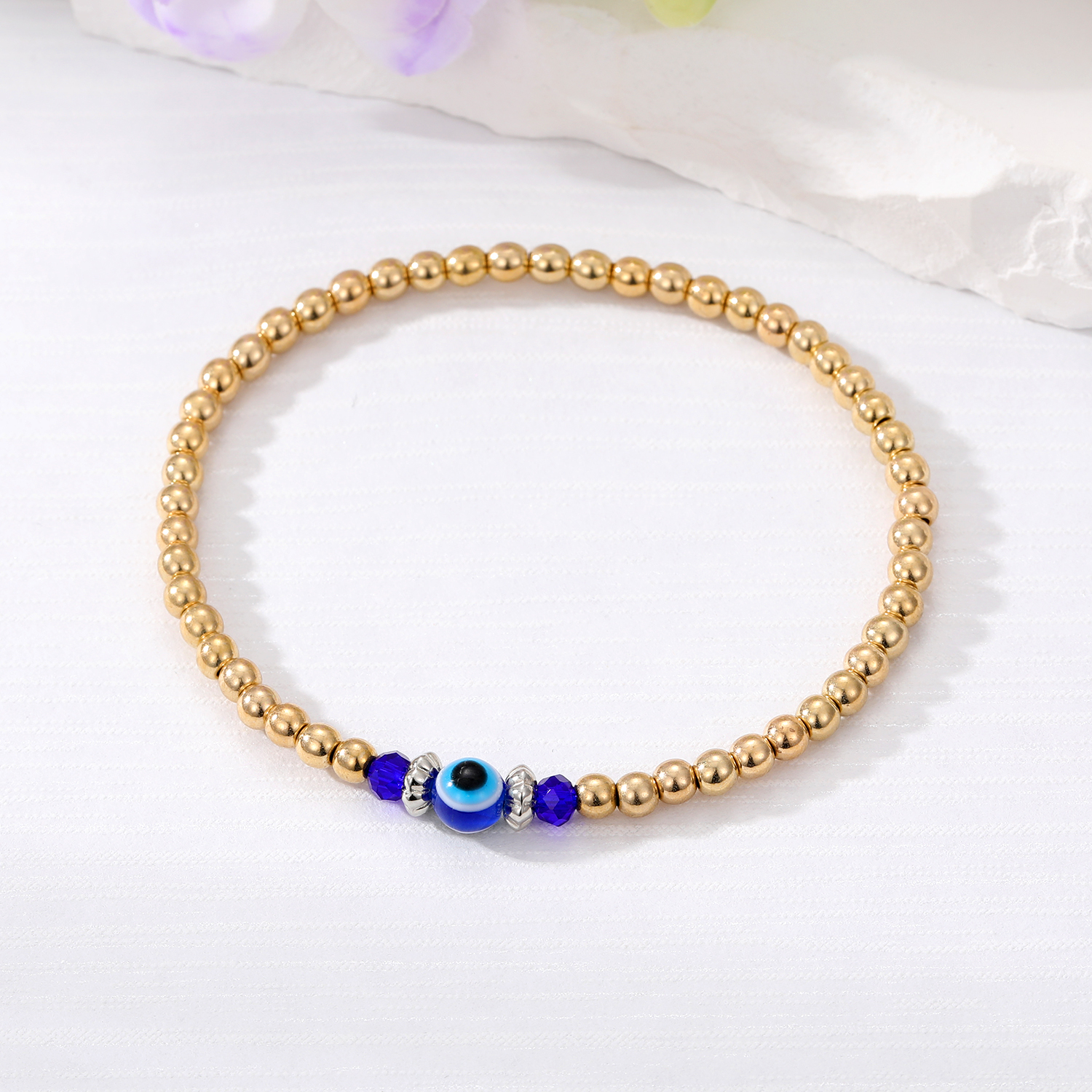 Casual Tropical Round Alloy Resin Beaded Women's Bracelets display picture 6