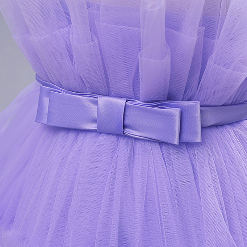 Elegante Princesa Romántico Color Sólido Poliéster Vestidos Para Niñas display picture 12