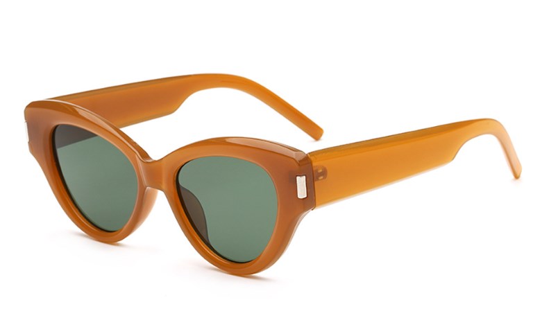 Modern Style Classic Style Streetwear Geometric Pc Cat Eye Full Frame Women's Sunglasses display picture 2