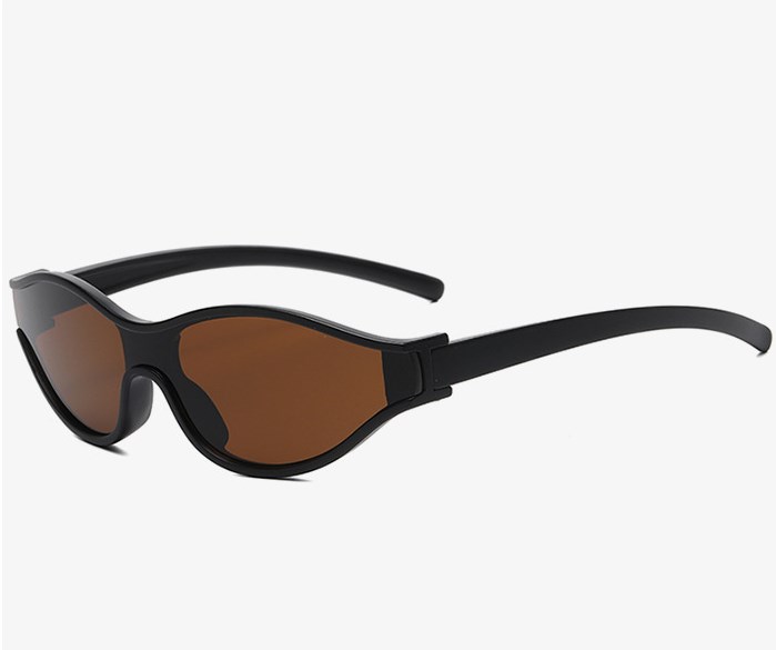 Basic Sports Geometric Pc Cat Eye Full Frame Sports Sunglasses display picture 1