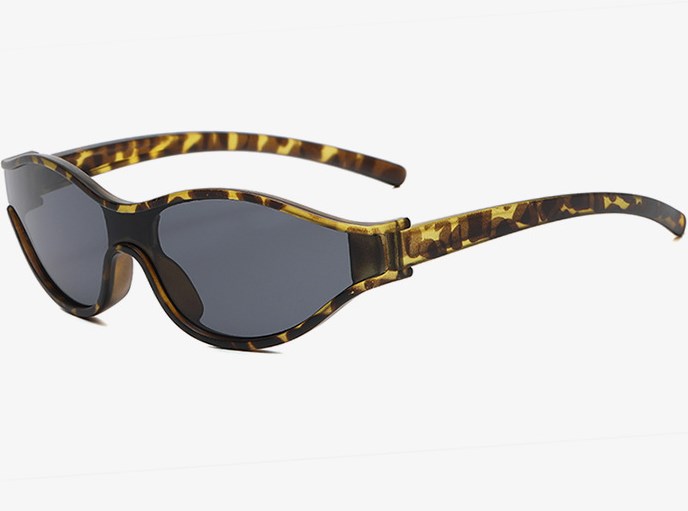 Basic Sports Geometric Pc Cat Eye Full Frame Sports Sunglasses display picture 4