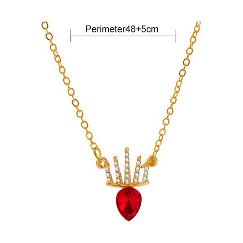 Simple Style Commute Bear Copper Plating Inlay Crystal Rhinestones Zircon 18k Gold Plated Gold Plated Silver Plated Pendant Necklace display picture 11