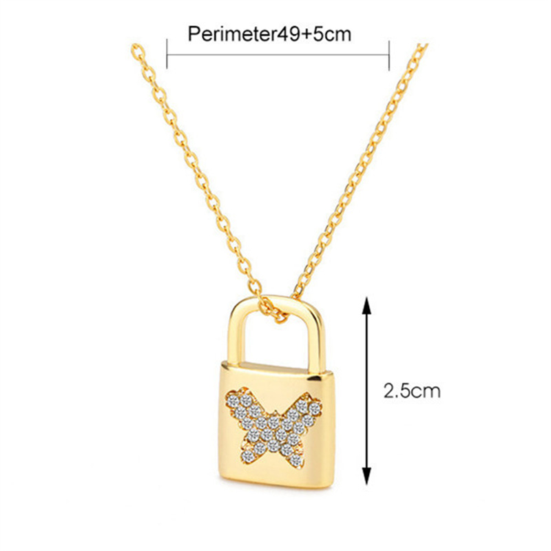 Simple Style Commute Bear Copper Plating Inlay Crystal Rhinestones Zircon 18k Gold Plated Gold Plated Silver Plated Pendant Necklace display picture 8