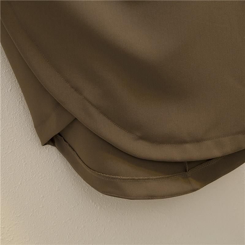 Summer Spring Autumn Simple Style Classic Style Simple Solid Color Rayon Spandex Polyester Midi Dress Skirts display picture 6