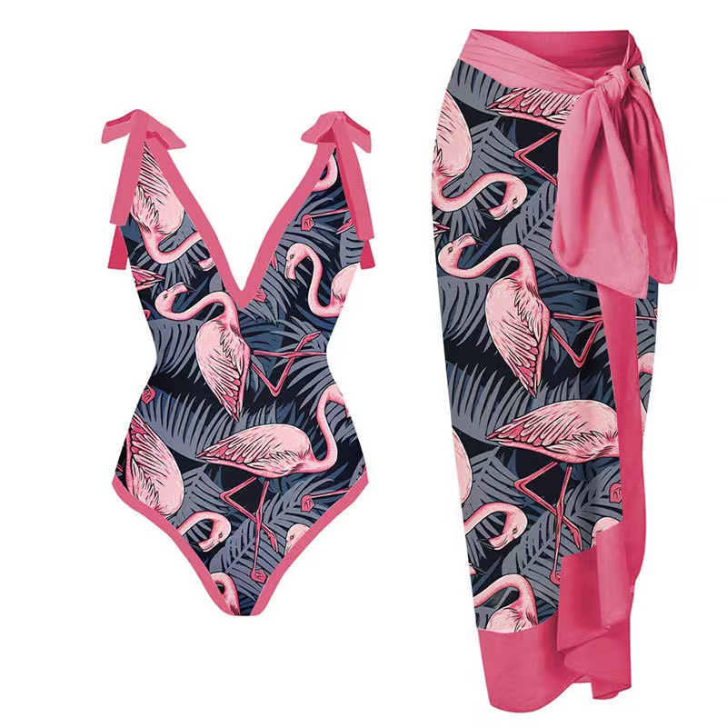 Women's Vacation Flamingo One Pieces 1 Piece display picture 1
