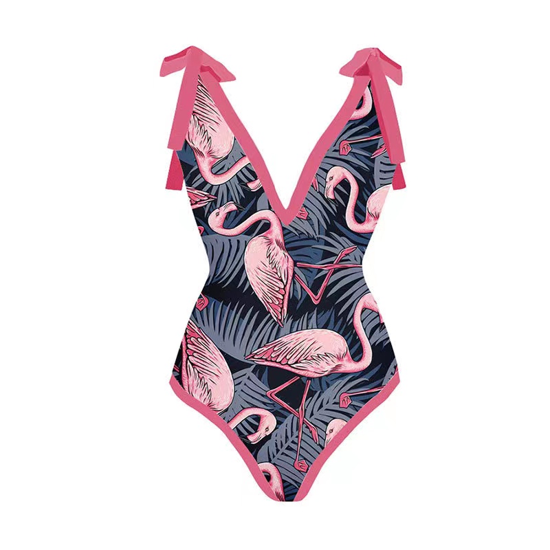 Women's Vacation Flamingo One Pieces 1 Piece display picture 2