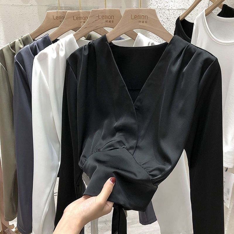 Women's Blouse Long Sleeve Blouses Casual Simple Style Simple Solid Color display picture 4