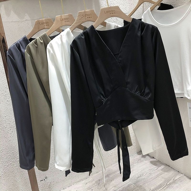 Women's Blouse Long Sleeve Blouses Casual Simple Style Simple Solid Color display picture 12