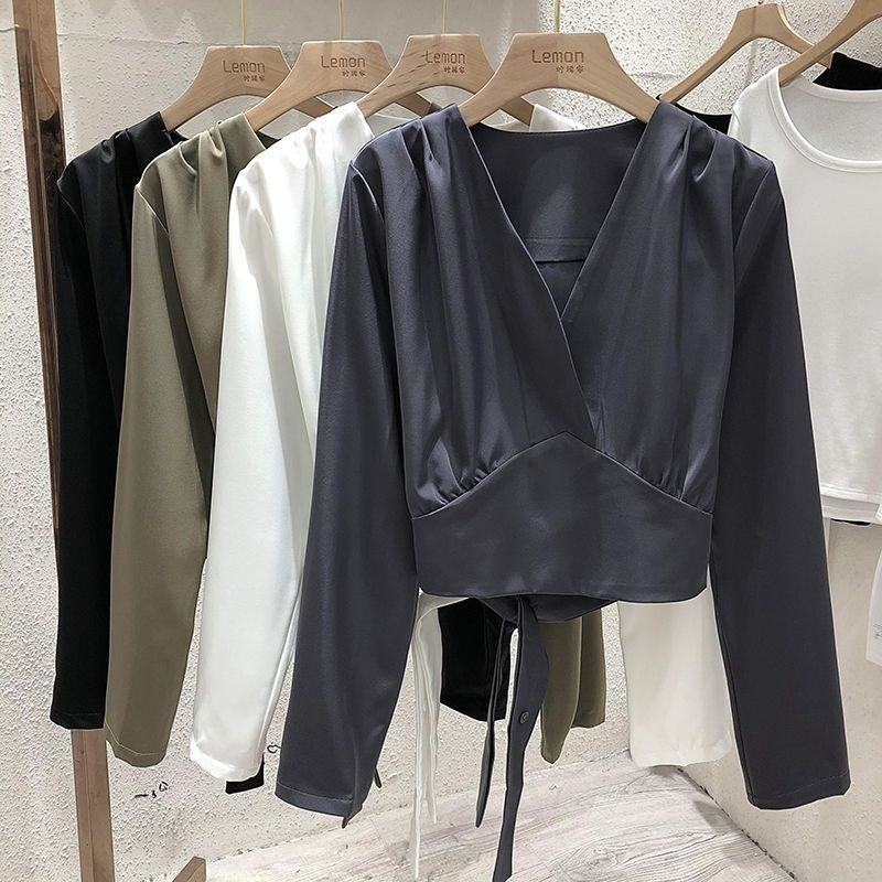 Women's Blouse Long Sleeve Blouses Casual Simple Style Simple Solid Color display picture 14