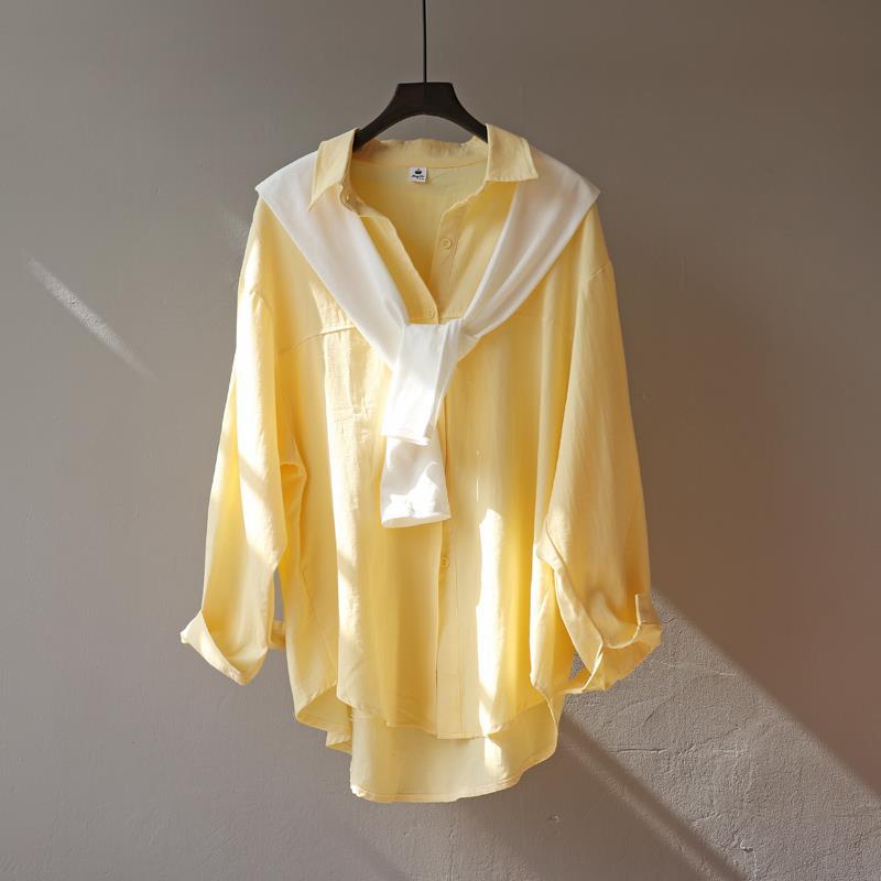 Women's Blouse Long Sleeve Blouses Casual Classic Style Simple Solid Color display picture 20